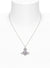 Agnatha Bas Relief Pendant - Silver/Lilac - 630203G0-02P621