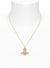Agnatha Bas Relief Pendant - Gold/Pink - 630203G0-02R784