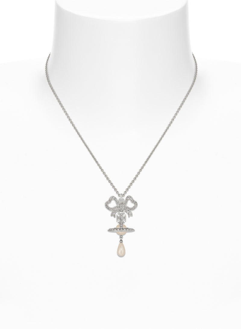 Rigoberta Pearl Pendant - Silver/White - 630203HG-02P769