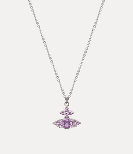 Feodorita Pendant Necklace - Silver/Lavender - 630203HO-02P250
