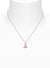 Millie Pendant - Silver/Pink - 630203HP-02P703