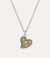 Faye Pendant - Silver/Gold - 630203I5-01P005
