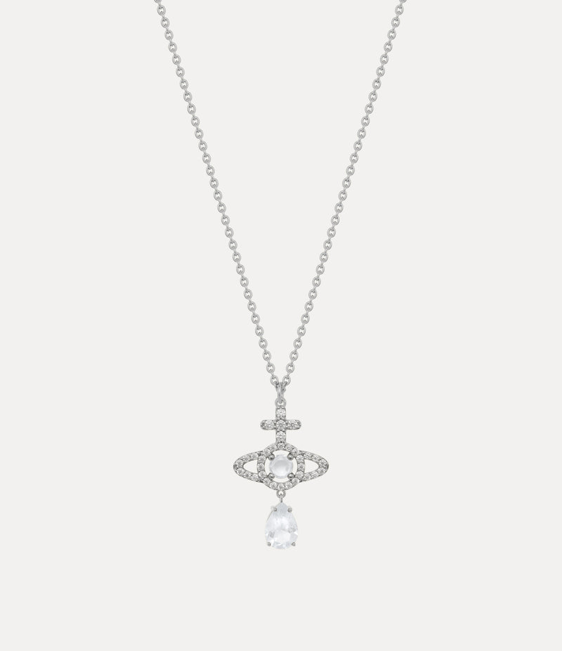 Olympia CZ Drop Pendant - Silver - 630203IB-02P102