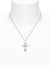 Olympia CZ Drop Pendant - Silver/Peach - 630203IB-02P773