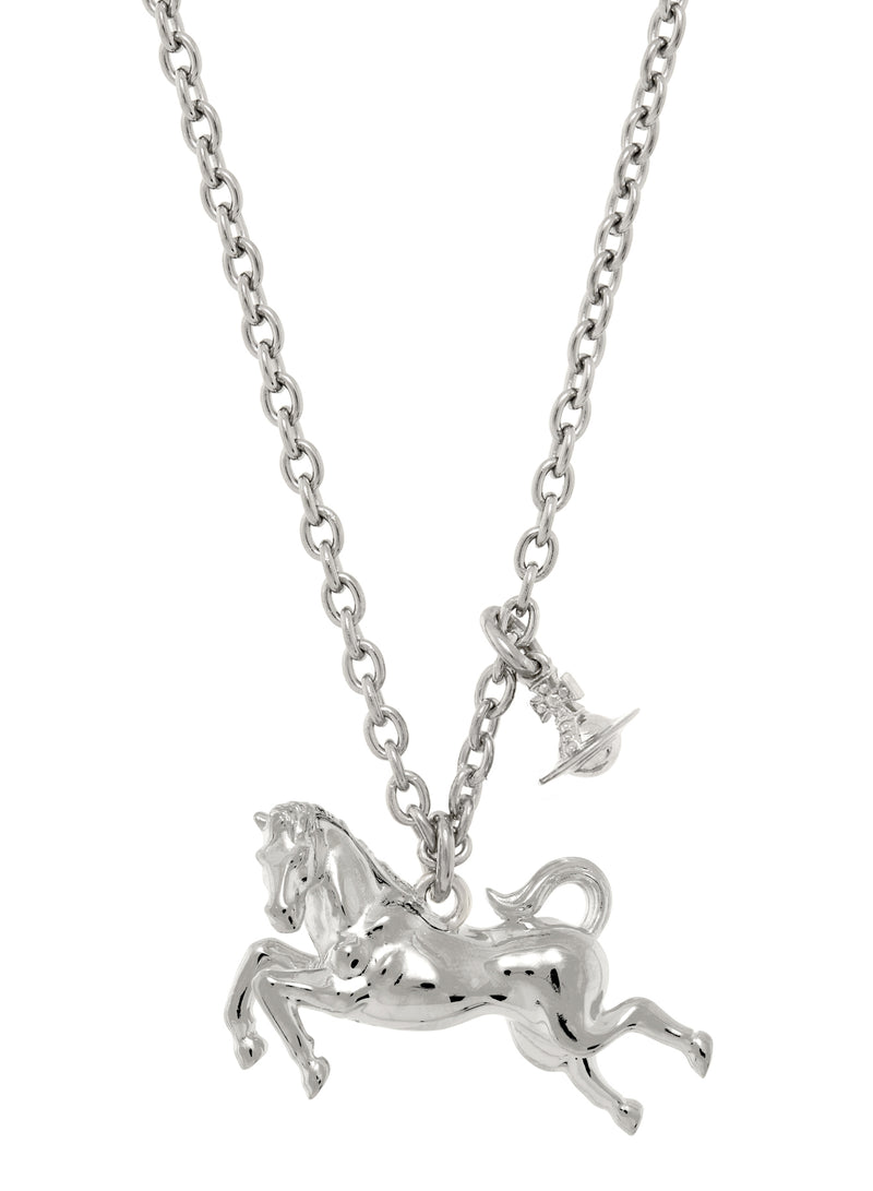 Cheval Horse Pendant - Silver - 630203IE-01P019