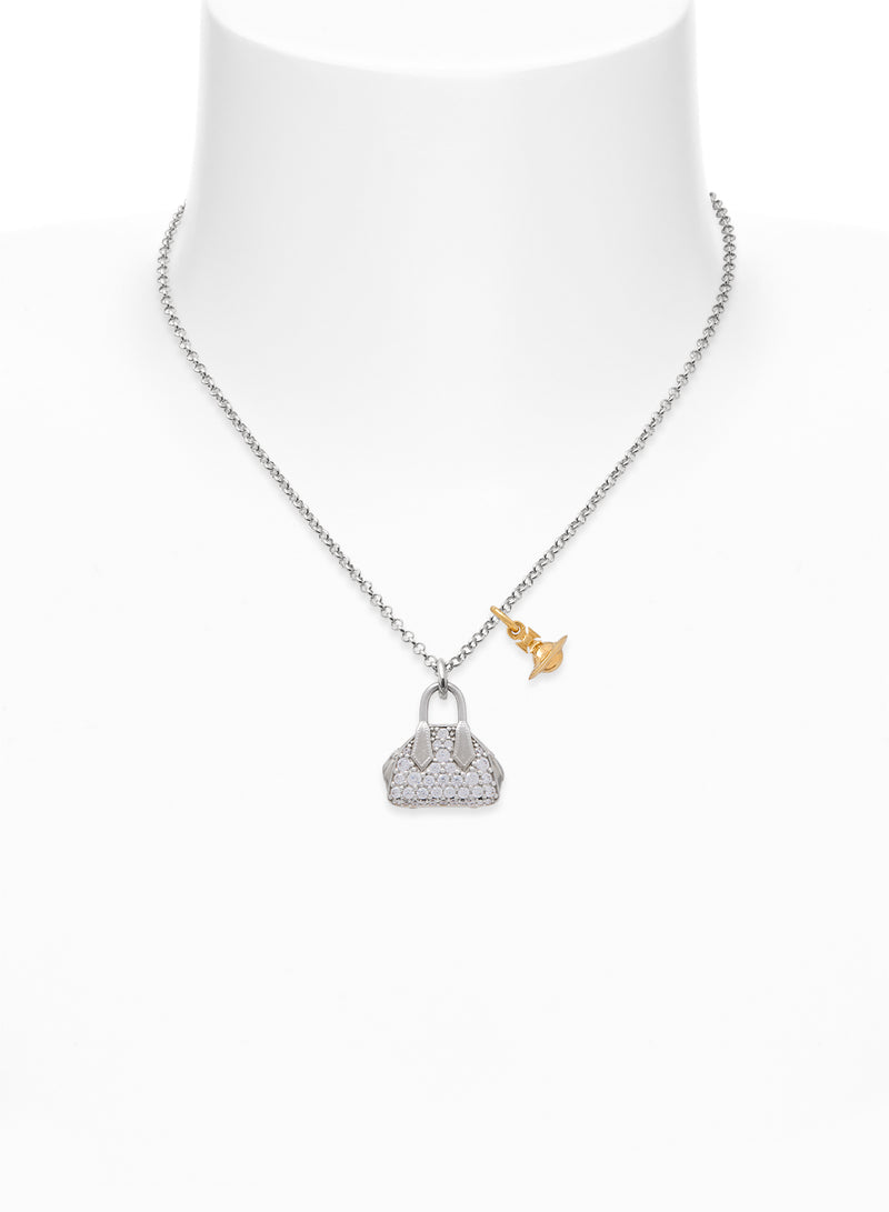 Yasmine Pendant Necklace - Silver - 630203II-02P133