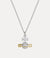 Hectorina Pendant - Silver/Gold - 630203JA-02P133