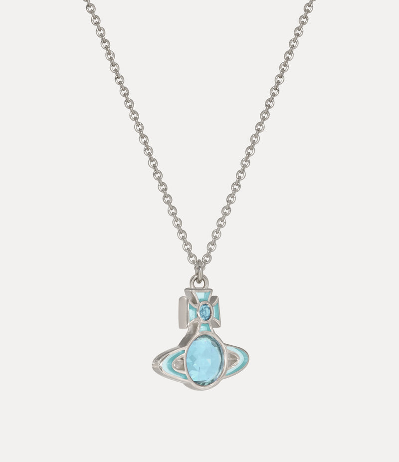 Beatrix Pendant - Silver/Turquoise
