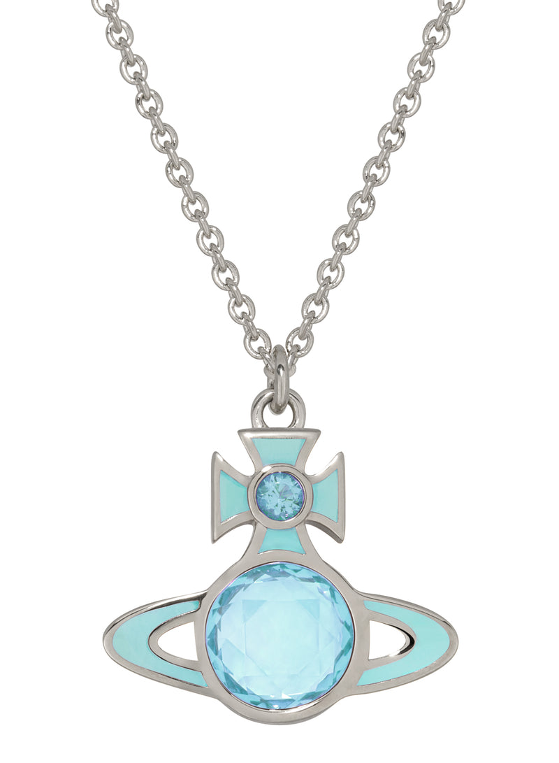 Beatrix Pendant - Silver/Turquoise
