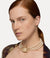 Three Row Pearl Bas Relief Choker - Gold -  63030007-02R117-CN