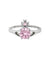 Reina Petite Ring - Silver/Pink - 64040006-01P347-SM