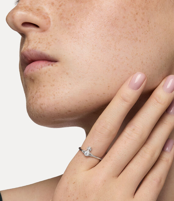 London Orb Ring, XS - Silver - 64040100-01P102-SM-XS