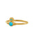 London Orb Ring - Gold/Turquoise - 64040100-01R702-SM