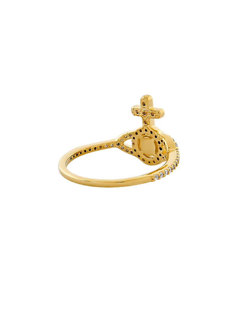 Olympia Ring - Gold/White - 64040173-01R210-SM