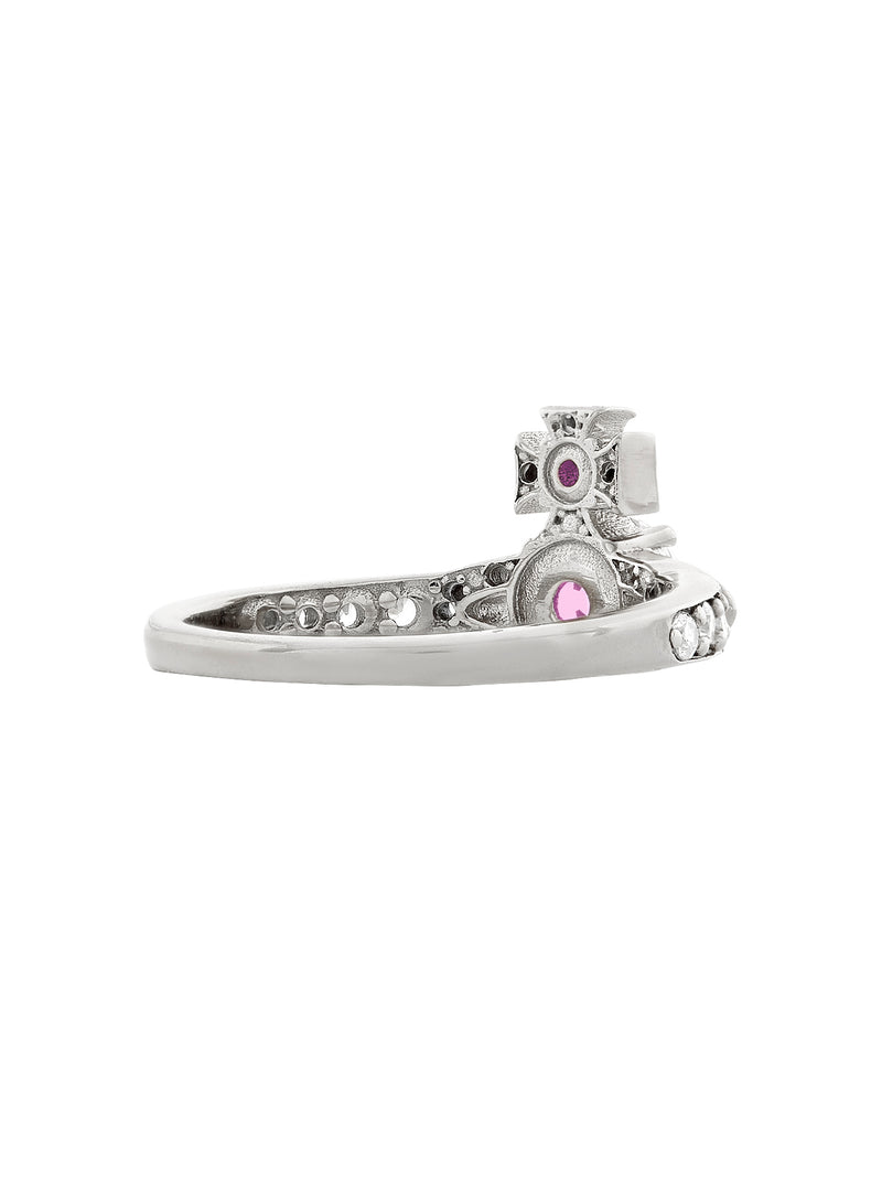 Ismene Ring, Medium - Silver/Pink - 6404017L-01P354-SM