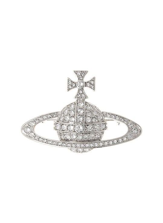 Bas Relief Brooch - Silver - 65010006-02P116-CN