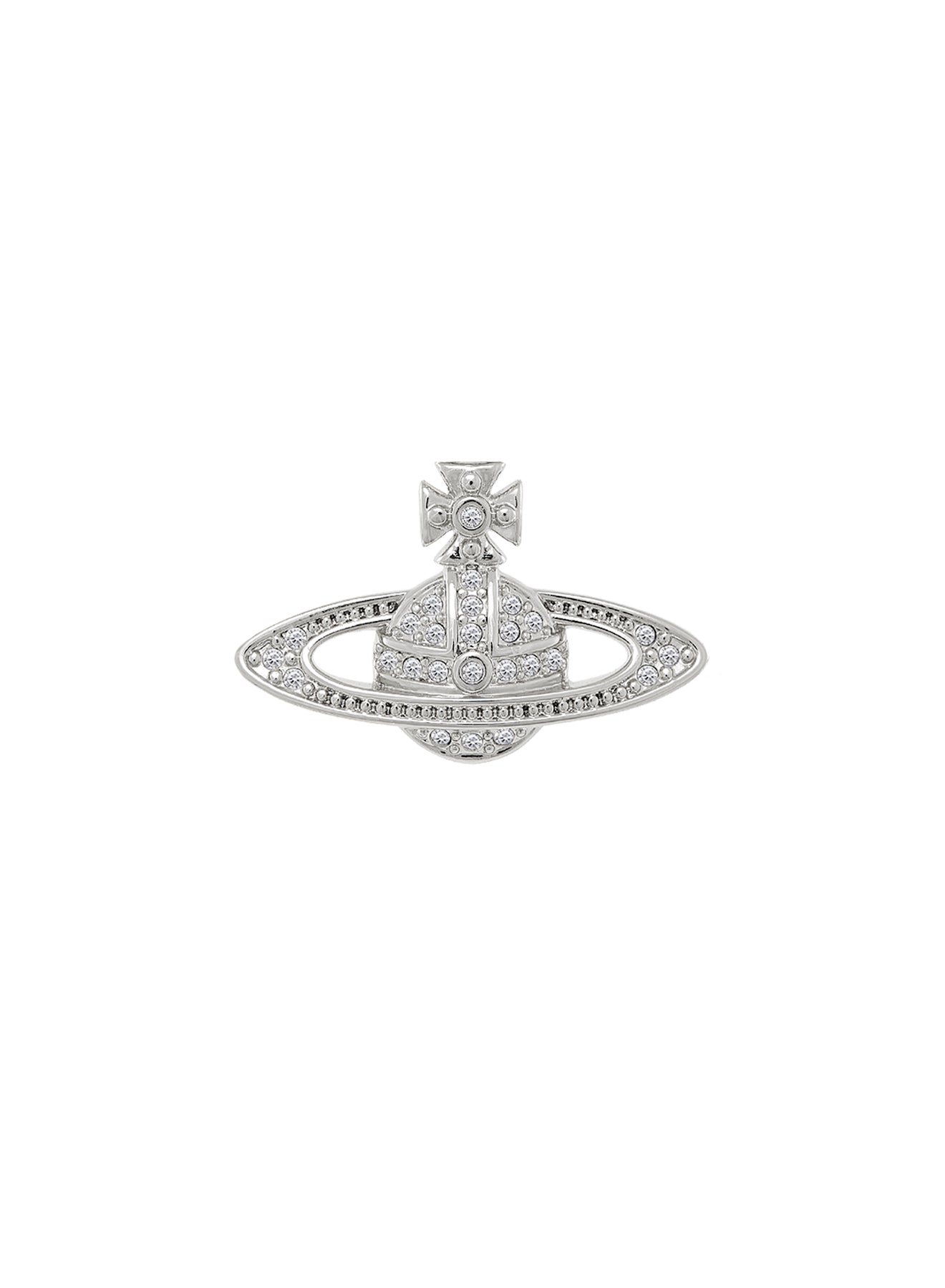 ★Vivienne Westwood★ Vivienne Westwood 65020004 02P116 Mini Mini Bas Relief Clutch Pin - Silver - 65020004-02P116-CN