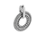 Milano Circular Pendant - Silver - 6710ZI