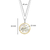Milano Zodiac Aquarius Pendant - Gold/Silver - 6826AQ