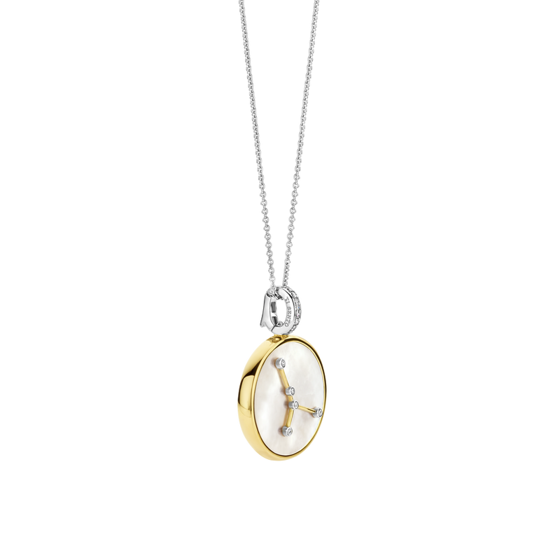 Milano Zodiac Cancer Pendant - Gold/Silver - 6826CA