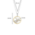 Milano Zodiac Cancer Pendant - Gold/Silver - 6826CA