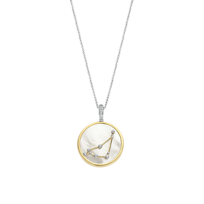 Milano Zodiac Capricorn Pendant - Gold/Silver - 6826CN