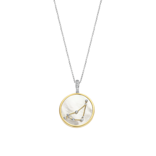 Milano Zodiac Capricorn Pendant - Gold/Silver - 6826CN