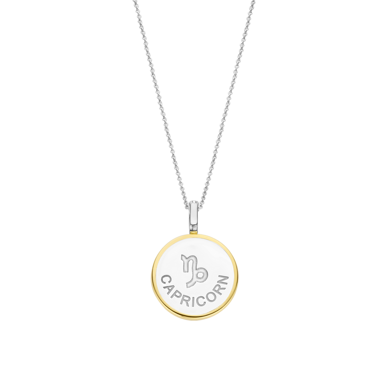 Milano Zodiac Capricorn Pendant - Gold/Silver - 6826CN