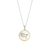 Milano Zodiac Gemini Pendant - Gold/Silver - 6826GE