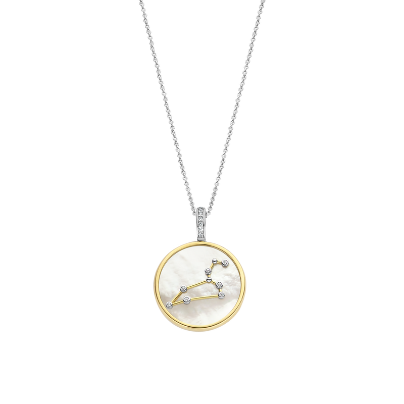 Milano Zodiac Leo Pendant - Gold/Silver - 6826LE