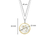 Milano Zodiac Libra Pendant - Gold/Silver - 6826LI