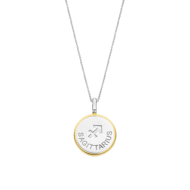 Milano Zodiac Sagittarius Pendant - Gold/Silver - 6826SA