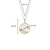 Milano Zodiac Scorpio Pendant - Gold/Silver - 6826SC