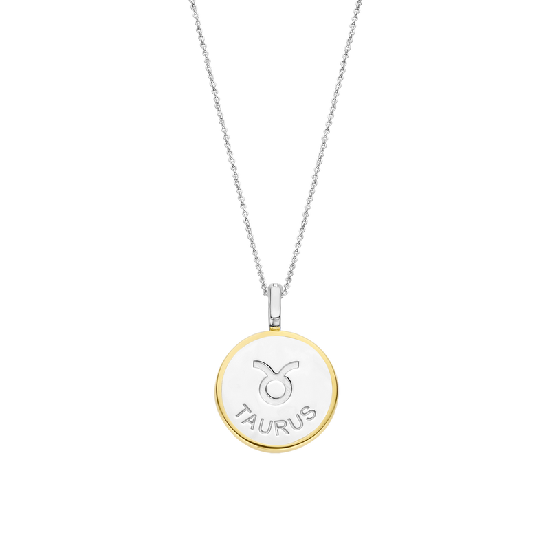Milano Zodiac Taurus Pendant - Gold/Silver - 6826TA
