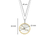 Milano Zodiac Taurus Pendant - Gold/Silver - 6826TA
