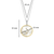 Milano Zodiac Virgo Pendant - Gold/Silver - 6826VI