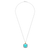 Milano Turquoise Pendant - Gold/Silver - 6828TQ