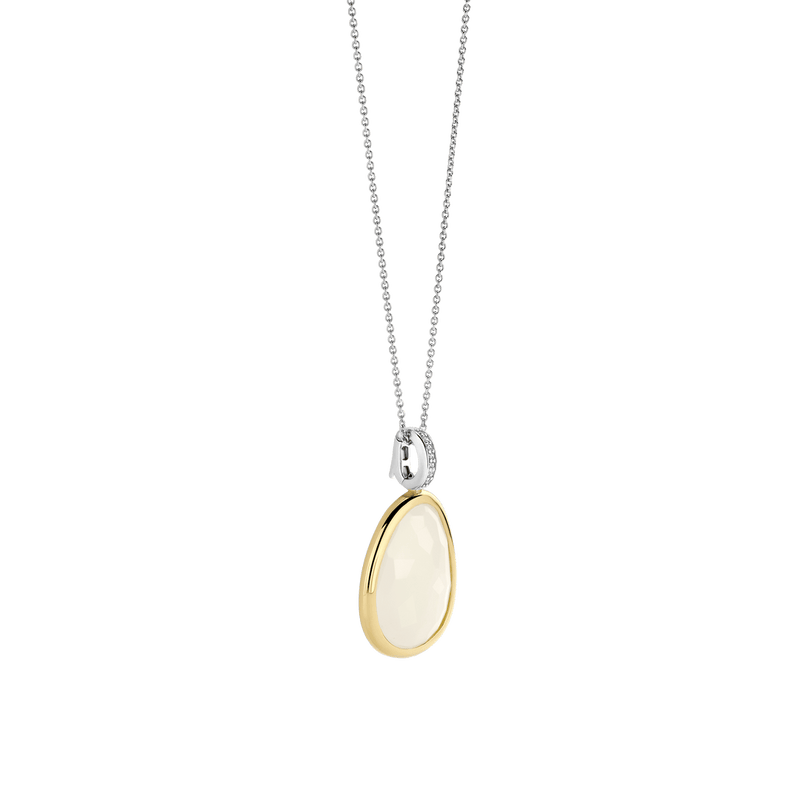 Milano Mother Of Pearl Pendant - Gold/Silver - 6846MW