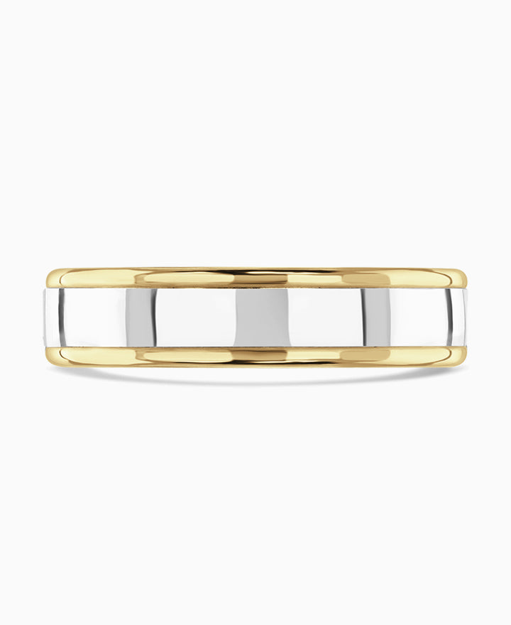 Blend Platinum & 18ct Gold Wedding Ring