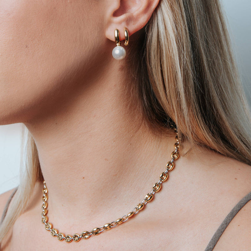 Milano Small Hoop Earrings - Gold - 7210YS