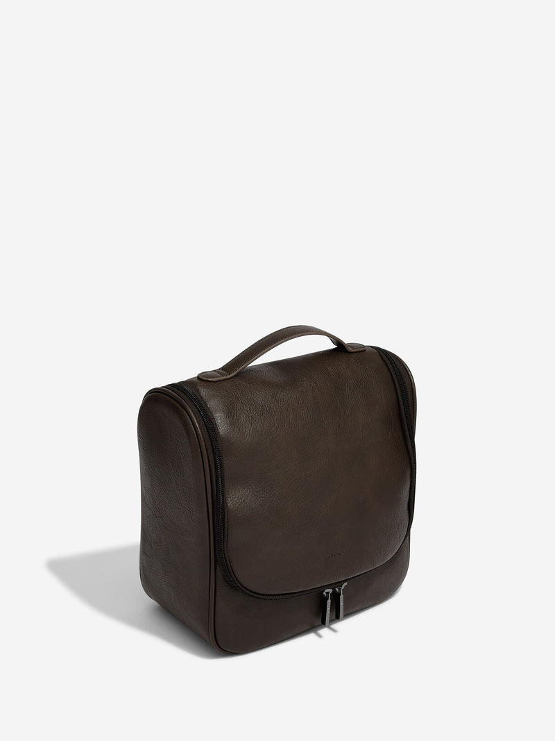 Mens Hanging Washbag - Brown - 74333