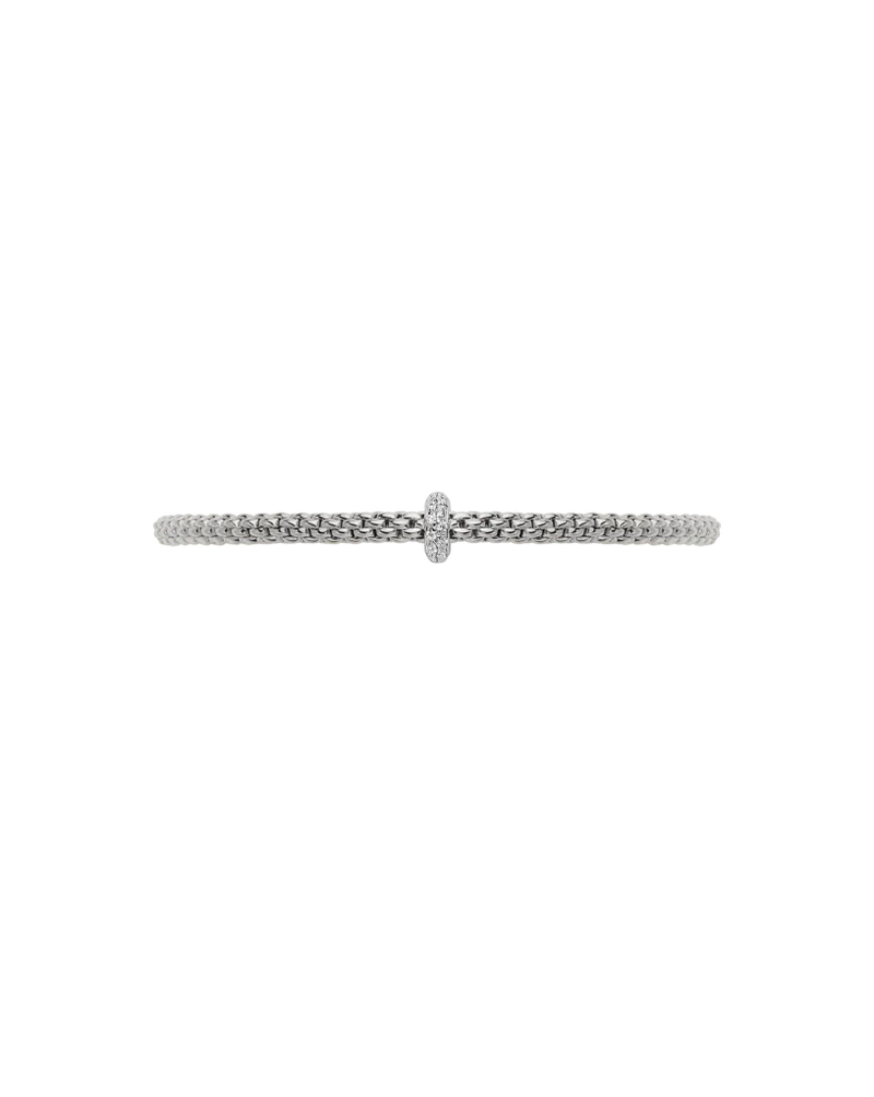 Prima Flex'It Bracelet With Diamonds, Small - 18ct White Gold - 74508BX_BB_B_XBX_00S
