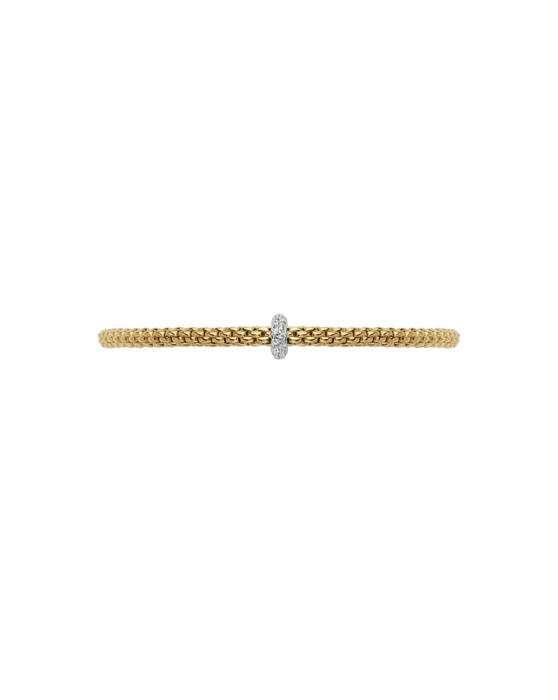 Prima Flex'It Bracelet With Diamonds, Small - 18ct Yellow Gold - 74508BX_BB_G_XBX_00S