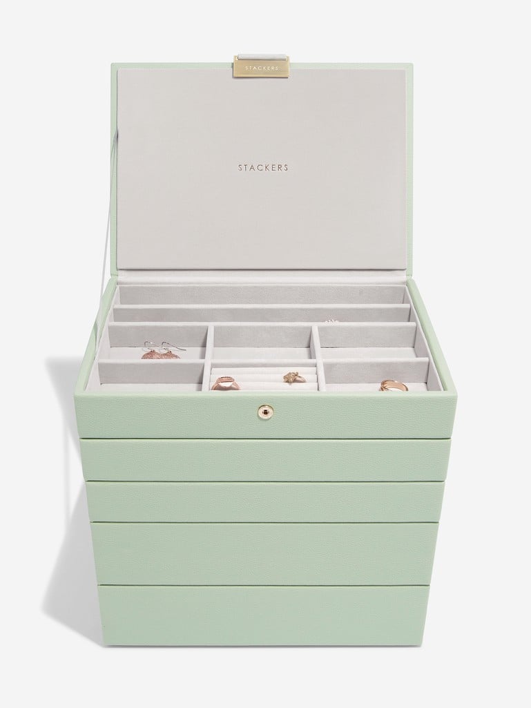 Classic Jewellery Box, Set of 5 - Sage Green - 74519
