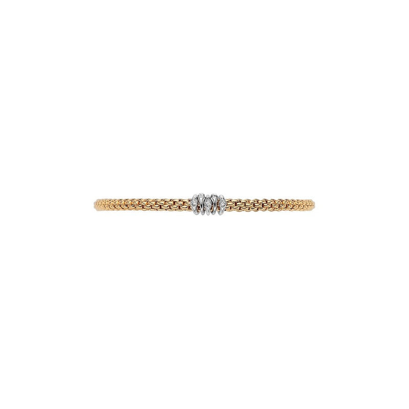 Prima Flex'It Bracelet with Diamonds, 0.07ct - 18ct Yellow Gold