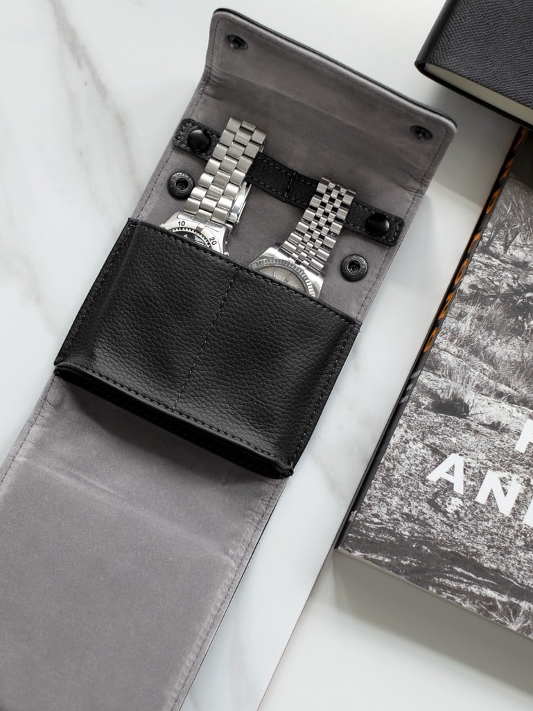 Double Watch Wrap - Black - 74805