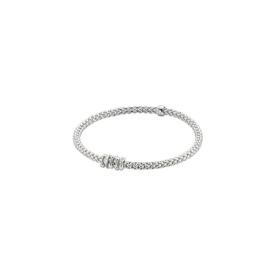 Prima Flex'It Diamond Bracelet, Medium - 18ct White Gold - 74808BX_BB_B_XBX_00M