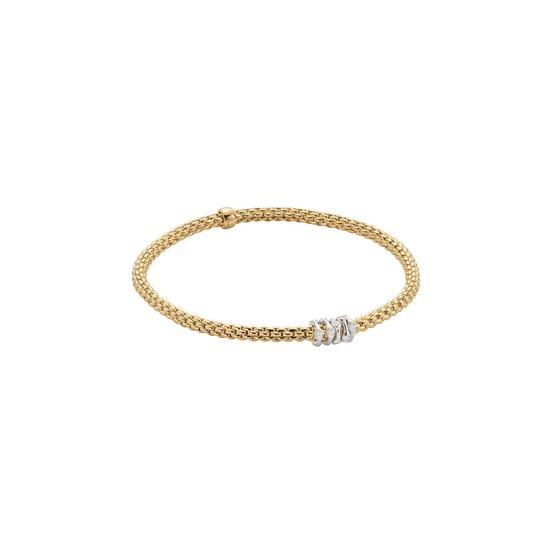 Prima Flex'It Diamond Bracelet, Medium - 18ct Yellow Gold - 74808BX_BB_G_XBX_00M