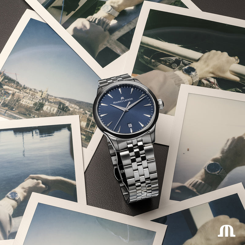 1975 Quartz Date, 39mm - Stainless Steel Bracelet- 751007-SS002-430-1