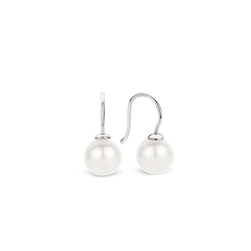 Milano Pearl Drop Earrings - Gold - 7548PW